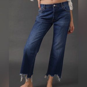 Free People Maggie Mid Rise Jeans in Rolling River